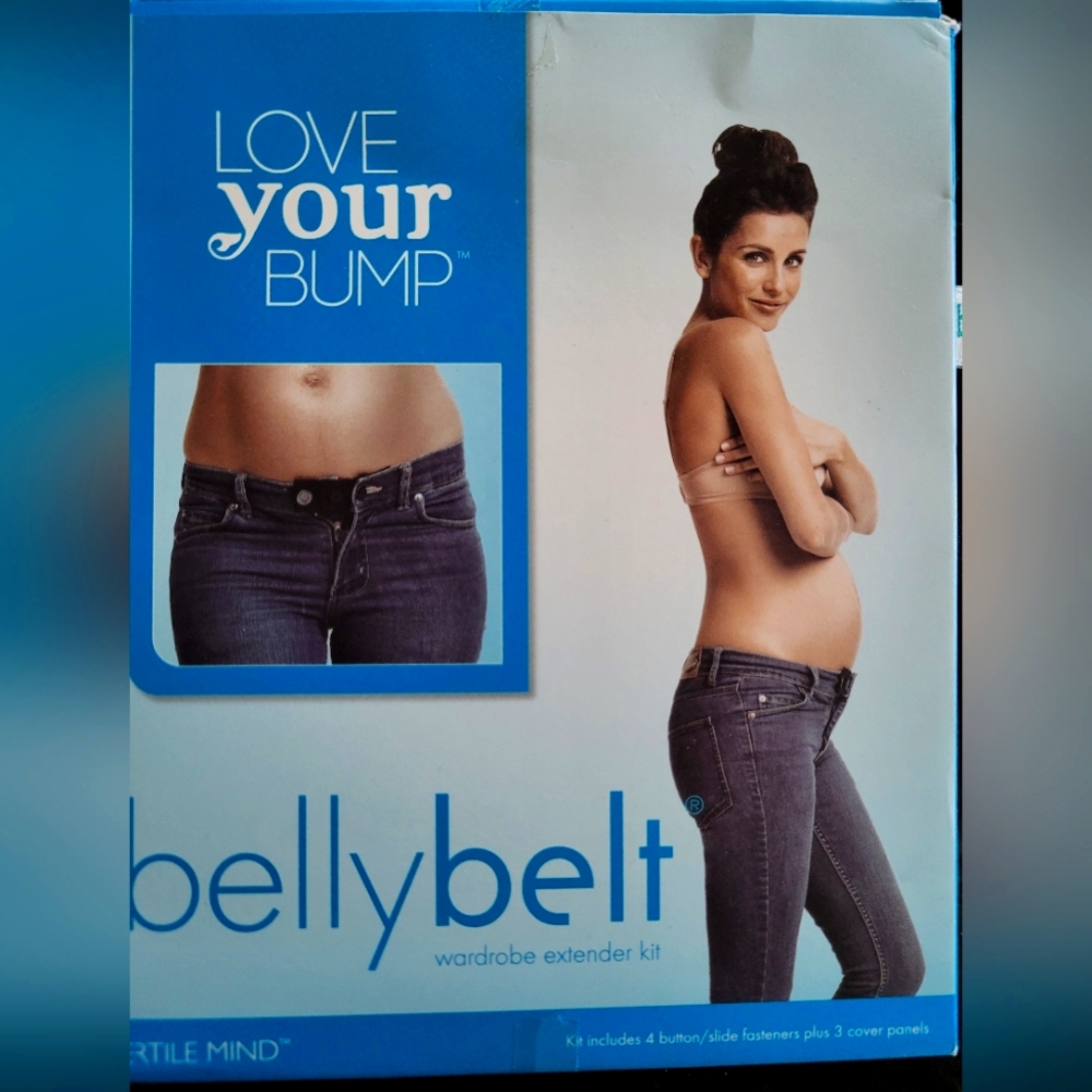 Love Your Bump Belly Belt Baby Pregnancy Maternity Clothing Waist Extender Kit
